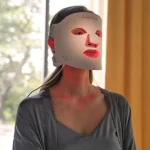 Megelin LED Red Light Therapy Face Mask - White - Image 3
